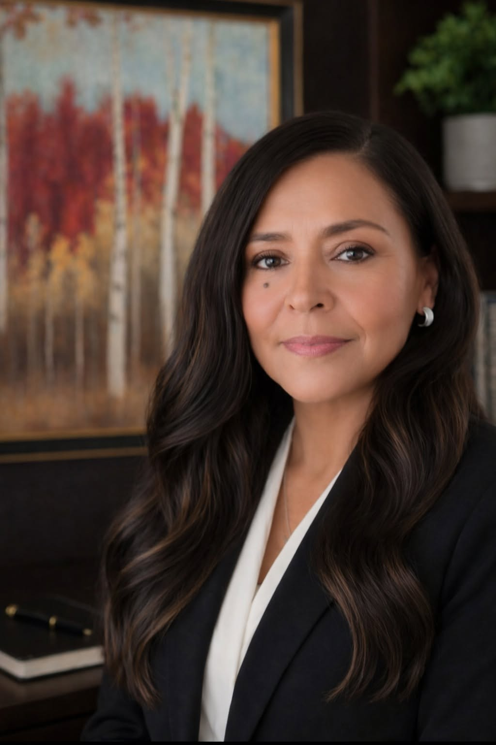 Portrait of Luisa Cisneros, real estate agent